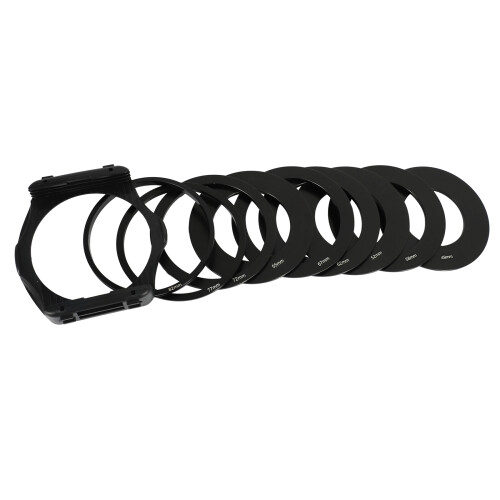 24pcs Square Full + Graduated Filter Set + 9 Size Adapter Ring Filter Holder for cokin p series LF78 2