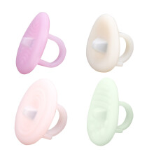 Draagbare sensorische textuurstenen ring-Lichte kleur 4 stuks