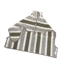 Zachte comfortabele koraalfleece badjas, absorberende,-Koffie M