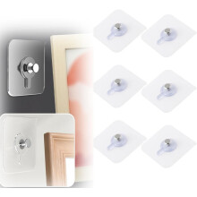 (6 PCS, 2.36*3.93 inch) 12 cârlige adezive fără găurire, pentru bucătărie – Montaj rapid și rezistent