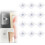 (12 PCS, 2.36*3.93 inch) Σετ 12 γάντζων αυτοκόλλητων χωρίς τρύπημα - Κρεμάστρες κουζίνας 1