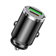 Quick 100W Double Port Car Charger Premium Alloy Case Perfect