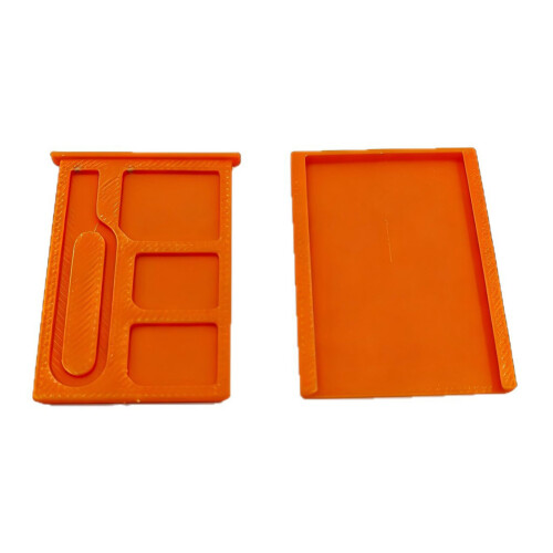 Polylactic Acid Card Organizers Portable Size For Easy-Orange