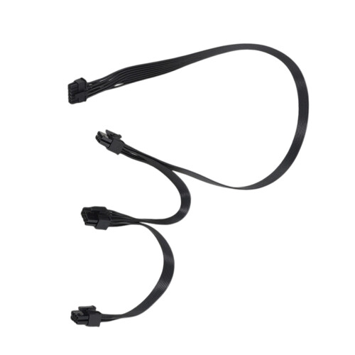 Premium 12VHPWR To 3X 8Pin GPU Power Cable Featuring-Black