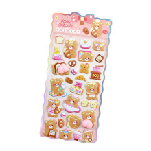 3D Animal Shaped Stress Relief Toy Fun Tummy Stickers for-bear