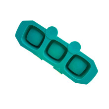 3 Cavities Silicone Molds Temperature-3 piece square cup m