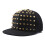 Light weight Polyester Riveted Baseball Hat with-Gold 1