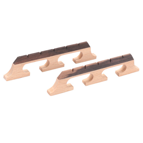 2Pcs Banjo Bridge 5-String Maple Banjo Bridge Wooden Accessories