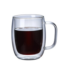 Double Wall Mugs Thermal Resistant Glass