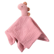 Serviette réconfortante en Crochet pour bébé, Animal de-08