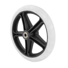 2PCS 200mm (8 inch) Rubber Small Non Marking Wheelchair Wheel Accessories PP Rubber Chair Caster Wheels Roller