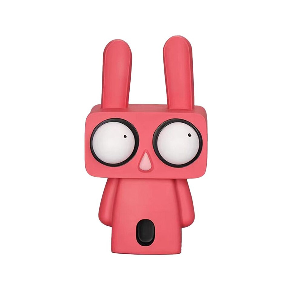 Resin Eyes Rabbits Sculptures,Cartoon Rabbit Statue Modern Art Home Decoration, Home, Office, Bedroom Figurines B Wella Elements
