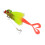 Mouse Shaped Lures Barbed Treble Hook Saltwater-Yellow green 1