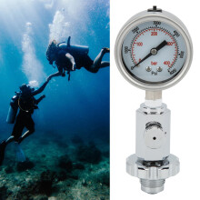 Portable Scuba Tank Pressure Gauge DIN