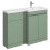 Balterley Balterley Tean 1100mm Floor Standing Compact Unit with Right Hand Polymarble Basin - Green 1
