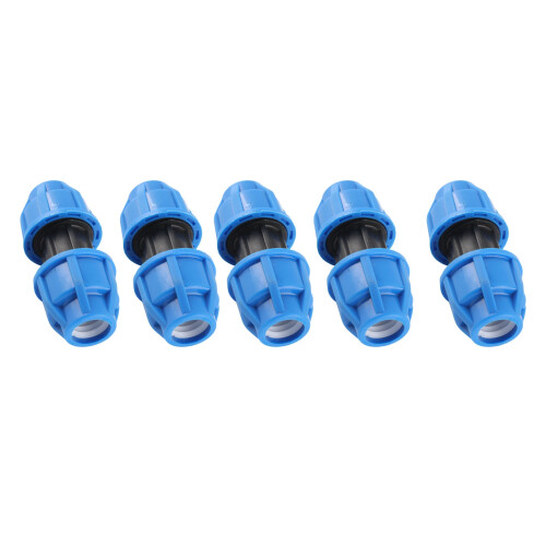 5pk 20mm PE Straight Water Pipe Fitting 2