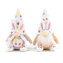 Gnomi Primaverili In Peluche, Coniglietto Pasquale, Gnomo, Fattoria, Scaffale Rustico, Vassoio A Più Livelli, Decorazione per Tavolino, Decorazione
