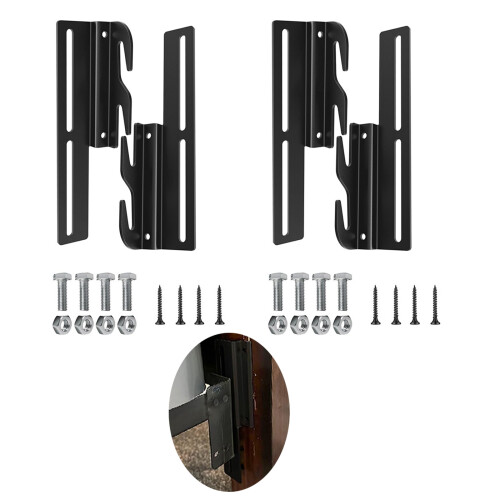 Bed Frame Conversion Brackets Adapter Featuring Adjustment-2Pcs 2