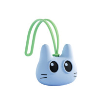 Textured Silicone Relaxation Worry Stones For-blue cat head