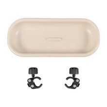 Portable Pushchair Eating Board Firm Connection Safe-Beige