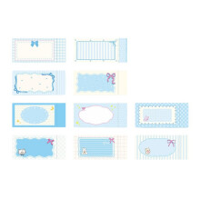 Bright Color Tearable Stick Note Adhesive Lined Notepads-sea