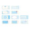 Bright Color Tearable Stick Note Adhesive Lined Notepads-sea 1