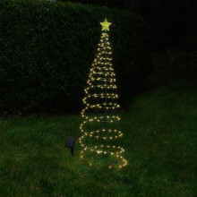 LED Spiral Tree Xmas Garden Light