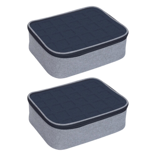 Nagellack-Taschen-Organizer für 60 Flaschen,-Grau