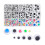 750Pcs Black and Multicolor Plastic Eyes Wiggle Moveable Eyes 1