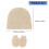 Zachte elastische comfortabele babymutsen Hoeden-bruin 4