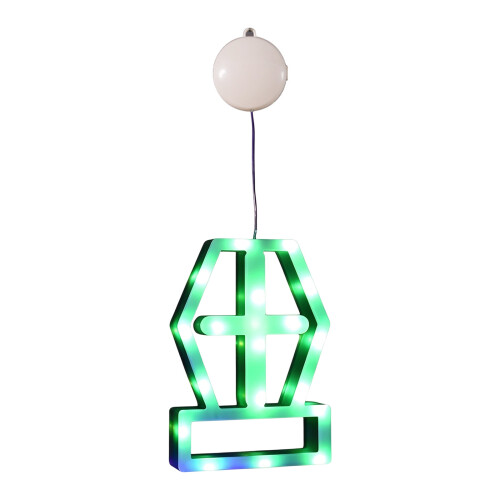 Halloween Window Battery Operated LED Decoration Handmade-E1