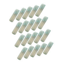 20pcs Mini Cotton Swab Storage Box Transparent-Transparent Blue