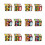 4/8/12 stuks equatoriale themadoosdecors voor-12 1