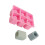 Efficient Silicone Ice Block Tray With 6 Hollow Cups-Pink 1