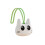 Textured Silicone Relaxation Worry Stones For-white cat head 1