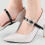 Rhinestones Embellished High Heel Retainers Strap With-g color 3
