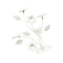 Decorative Candle Stands Iron Taper Candle Holders Floral-A