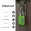 Portable 4 Digit Combination Lock Antitheft Protections-Blue 2