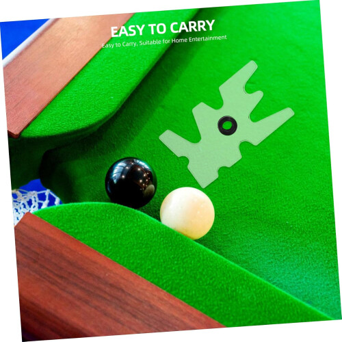 2pcs Wall Mount Cue Rack Display Cue Holder Pool Rack Abs Black Multi-hole Cue Rack Foam 1