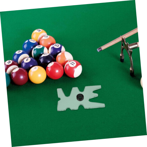 2pcs Wall Mount Cue Rack Display Cue Holder Pool Rack Abs Black Multi-hole Cue Rack Foam 2