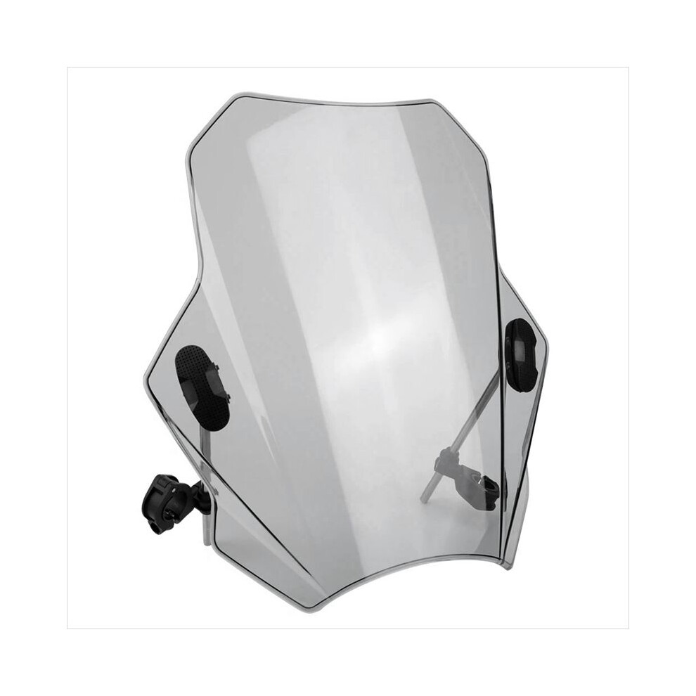 Motorcycle Windscreen For Mt07 Mt09 Cbr600rr Cb1000r Gxsr 600 750 Adjustable 43X40cm Gray 4711677950579