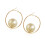 Creative Hoop Earring Alloy Texture Geometric Earrings Unique 1