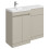 Balterley Balterley Tean 1000mm Floor Standing Compact Unit with Left Hand Polymarble Basin - Pebble Grey 1