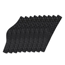 9Pcs Hygienic Bra Sweat Pad Reusable And Washable For-Black