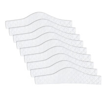 Lot de 9 doublures de soutien-gorge en coton, coussin-Blanc