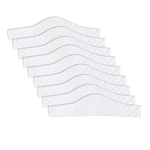 Lot de 9 doublures de soutien-gorge en coton, coussin-Blanc