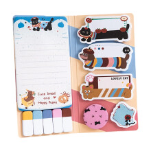 Bloc-notes élégant en papier épais avec lignes, bloc-notes à-4