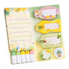 Bloc-notes doublé polyvalent, bloc-notes coloré à adhésif-6