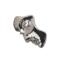 Accessoires à la mode de broche de coeur de-Couleur blanc K