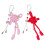 Symbolic Weave Thread Keychain Authentic Chinese Knot-Red 3